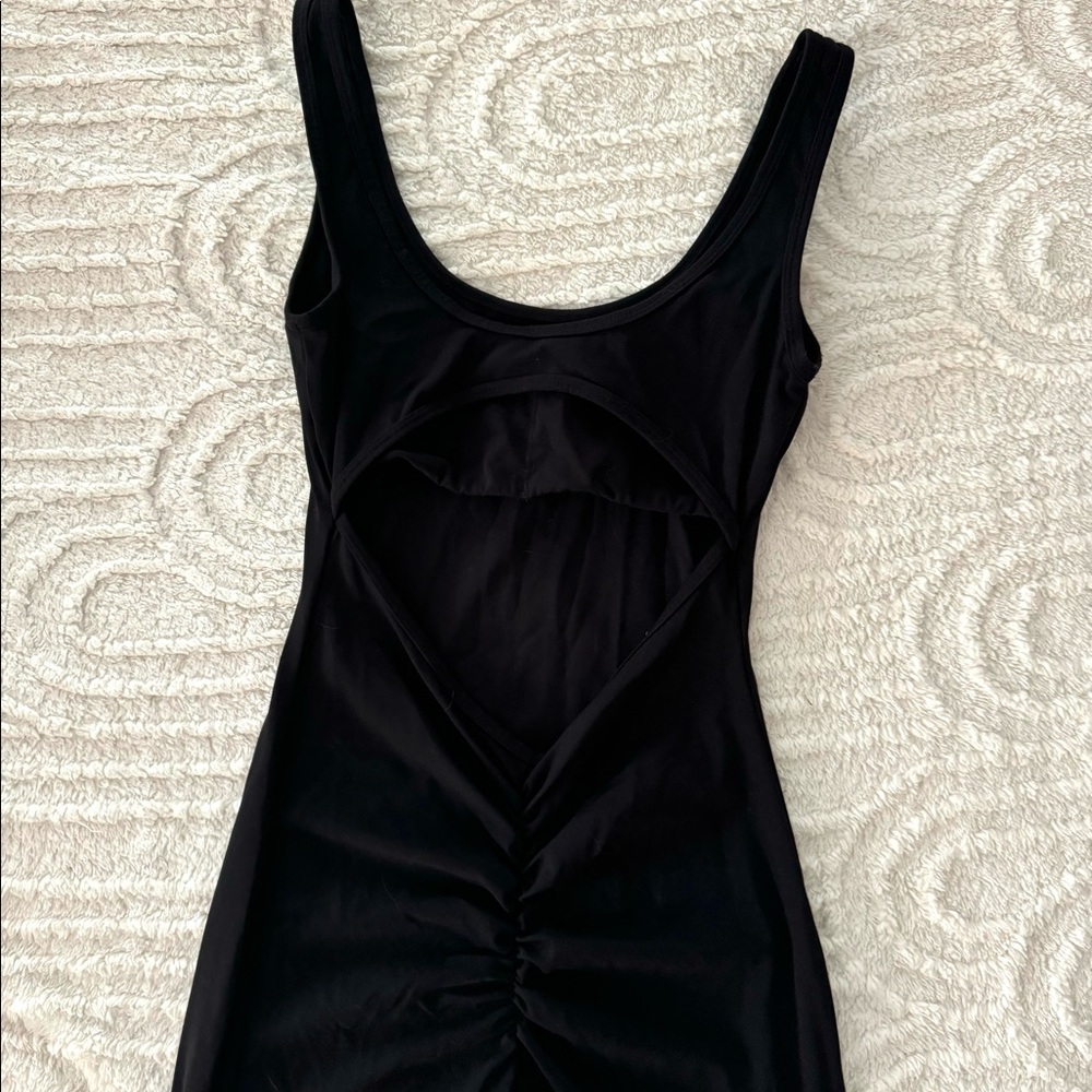 Black workout jumpsuit